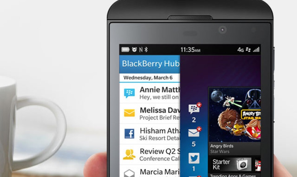 إطلاق BlackBerry Z10 في بلدان المشرق العربي